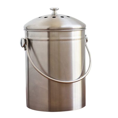 Stainless Steel Compost Bin with Lid
